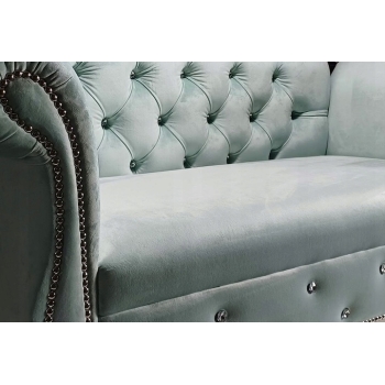 Kanapa sofa glamour dwuosobowa
